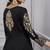 Black Embroidered Silk Blend Salwar