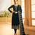 Green Embroidered Georgette Salwar