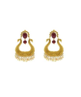 Gold Plated Bali Earrings For Women & Girls 1