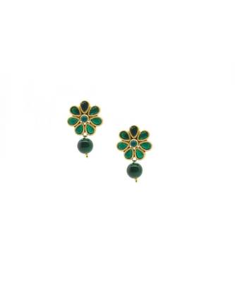 Gold Plated Stud Earrings For Women & Girls 2