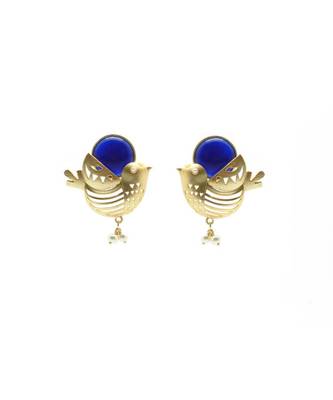 Gold Plated Stud Earrings For Women & Girls 1