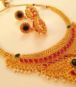 Multicolor agate necklace-sets