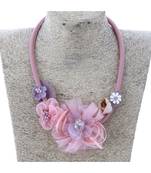 Multicolor Beautiful Flower Necklace Special Gift For Rakhi