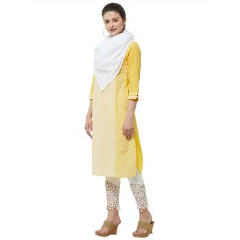 White Voile Fabric Embroidered Stole For Women's 4