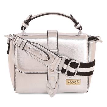 Viyomi Women PU Silver Sling Bag 2