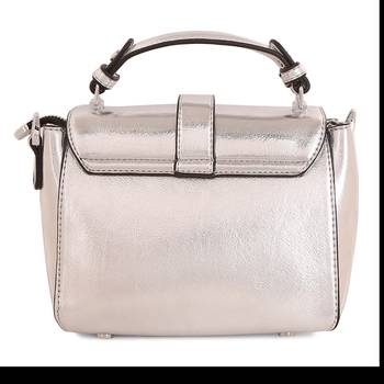 Viyomi Women PU Silver Sling Bag 4