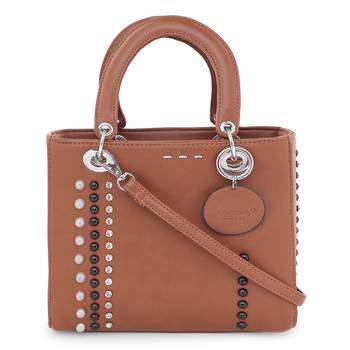 Viyomi Women PU Brown Sling Bag 1