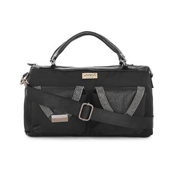 Viyomi Women PU Black Messenger Bags 1