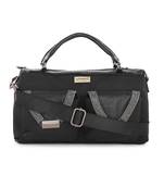 Viyomi Women PU Black Messenger Bags