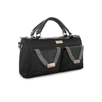 Viyomi Women PU Black Messenger Bags 2
