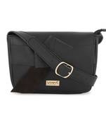 Viyomi Women PU Black Sling Bag