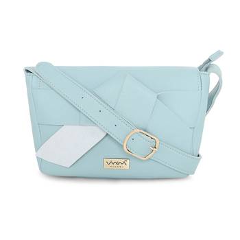 Viyomi Women PU Blue Sling Bag 1