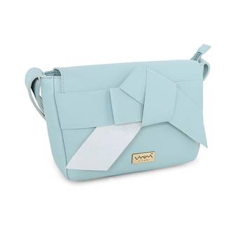 Viyomi Women PU Blue Sling Bag 2