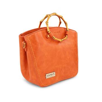 Viyomi Women PU orange Sling Bag 2