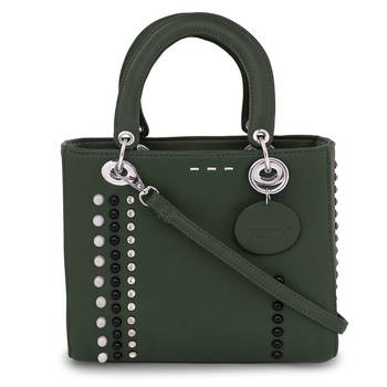 Viyomi Women PU Green Sling Bag 1