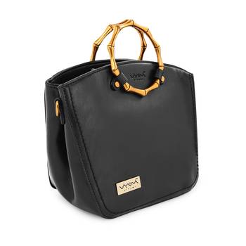 Viyomi Women PU Black Sling Bag 3