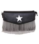 Viyomi Women PU Black Sling Bag