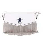 Viyomi Women PU Silver Sling Bag