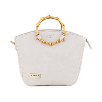 Viyomi Women PU Grey Sling Bag 1
