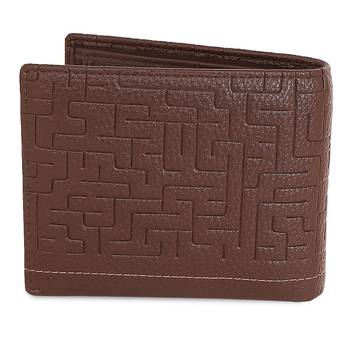 Viyomi Men PU Brown Wallet 2