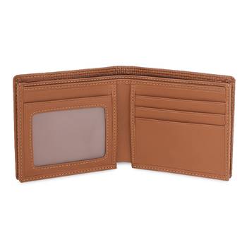 Viyomi Men PU Brown Wallet 3