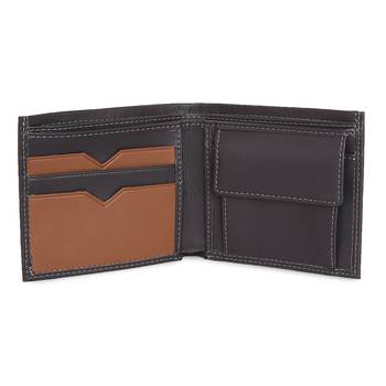 Viyomi Men PU Black Wallet 3