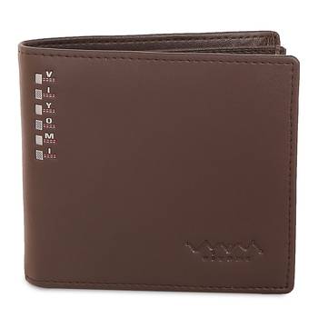 Viyomi Men PU Brown Wallet 1