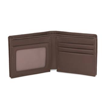 Viyomi Men PU Brown Wallet 3