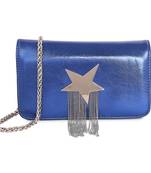 Viyomi Women PU Blue Sling Bag