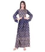 Blue plain Cotton kurtis