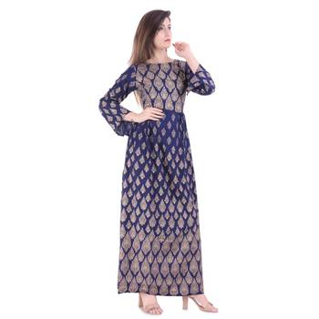 Blue plain Cotton kurtis 2