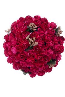 Wedding Special Flower Hair Style Bun