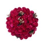 Wedding Special Flower Hair Style Bun