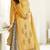 Yellow Embroidered Georgette Salwar