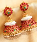 Beautiful Antique Pearl Huge Kemp Jhumkka 