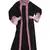 Nazneen  Contrast Band And Lace Pearls Embroidered Dubai Kaftan