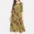 Green printed viscose rayon ethnic kurtis