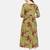 Green printed viscose rayon ethnic kurtis