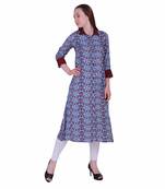 Multicolor Printed Viscose Kurti