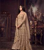 Chiku embroidered net salwar