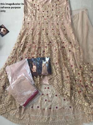 Chiku embroidered net salwar 2
