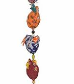 Belleza Multicolor Cotton Fabric Door Hanging (120 cm x 2 cm) BLZ101