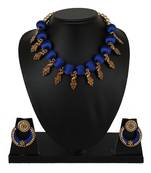 Blue collar-necklace