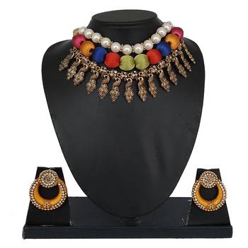 Multicolor collar-necklace 1