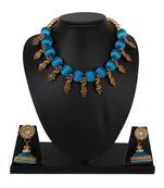 Blue collar-necklace