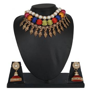 Multicolor collar-necklace 1