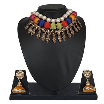 Multicolor collar-necklace 1