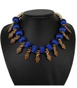 Blue collar-necklace