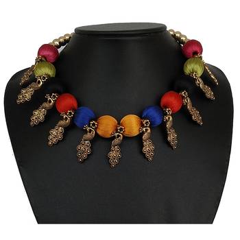 Multicolor collar-necklace 1