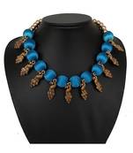Blue collar-necklace